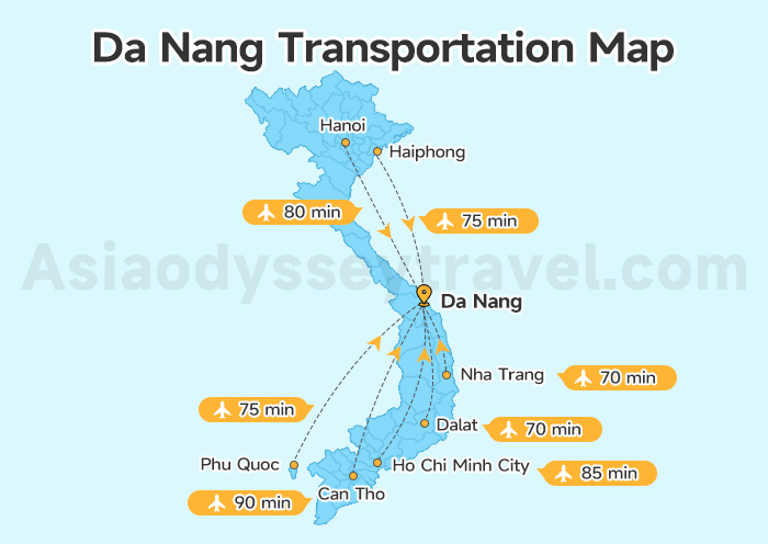 Da Nang Transportation Map