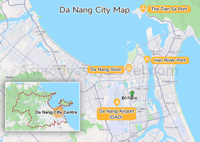 Da Nang City Map