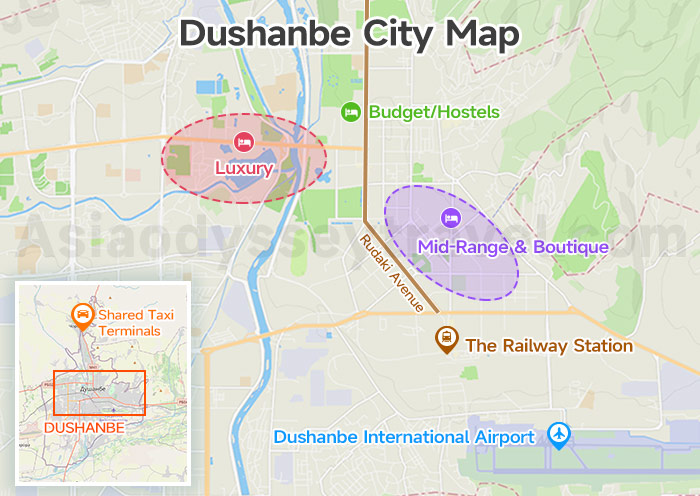 Dushanbe City Map