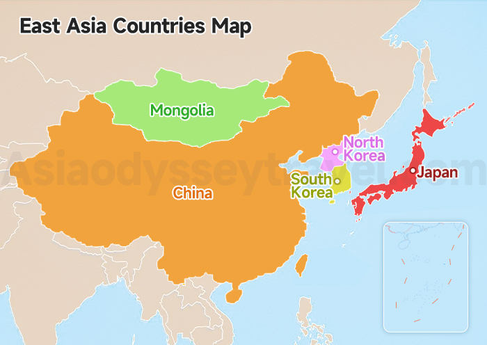 East Asia Map