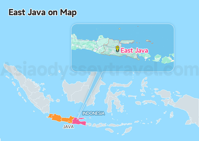 East Java Indonesia Map