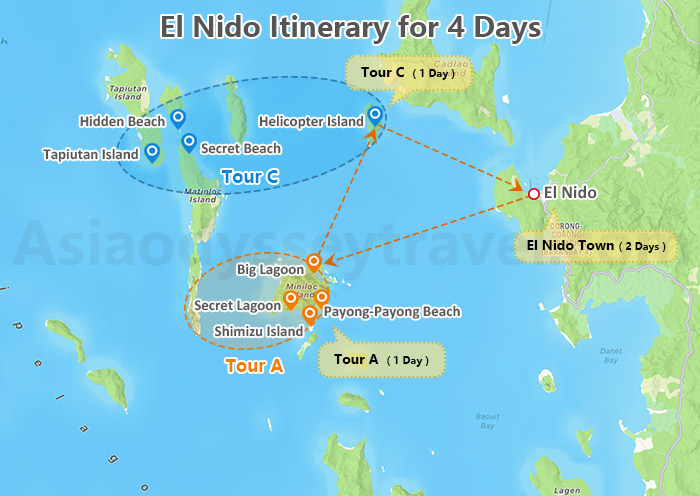 El Nido Itinerary for 4 Days