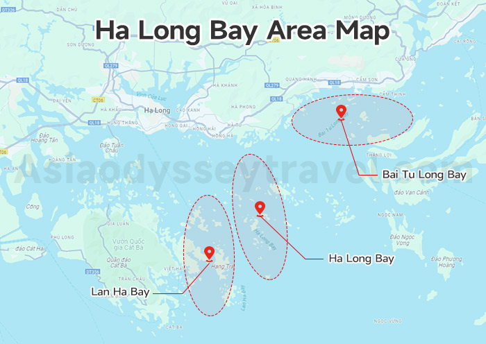 Ha Long Bay Area Map