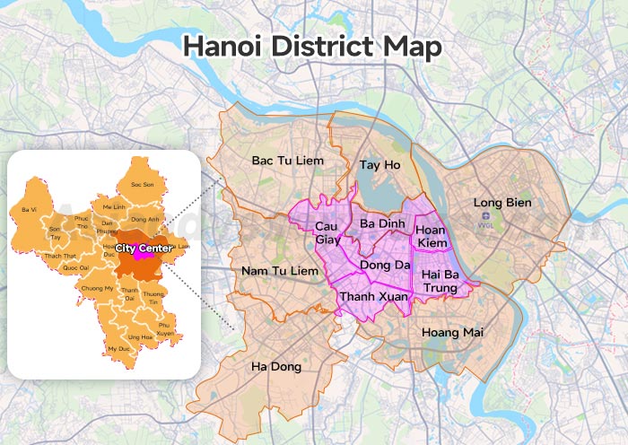 Hanoi City Map