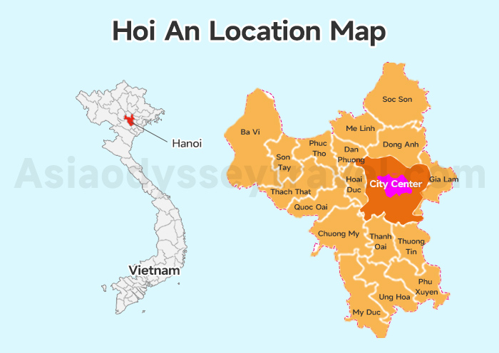 Hanoi Location Map