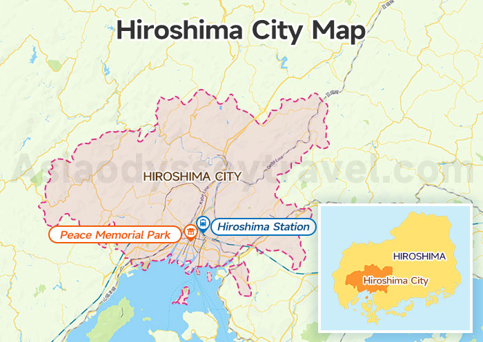 Hiroshima City Map