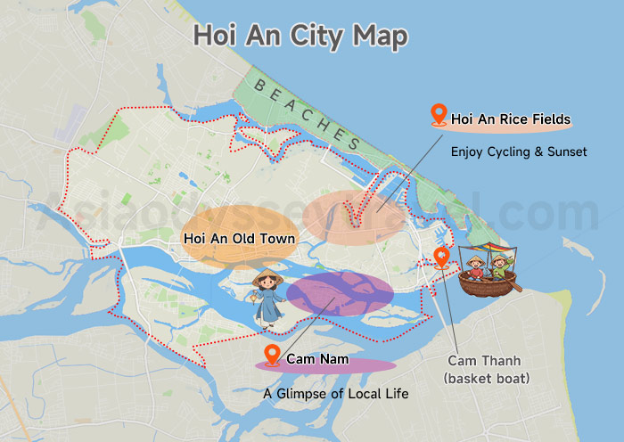 Hoi An City Map