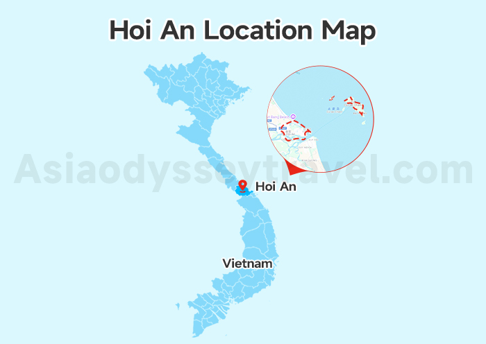 Hoi An Location Map