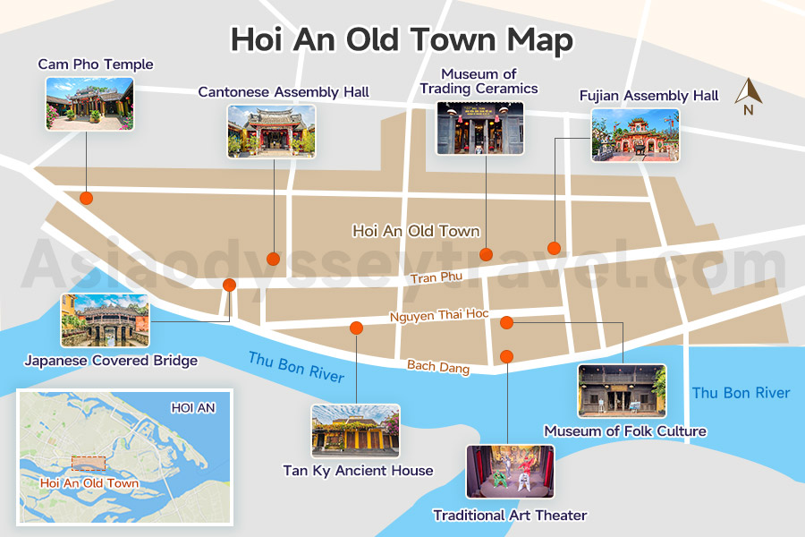 Hoi An Old Town Map