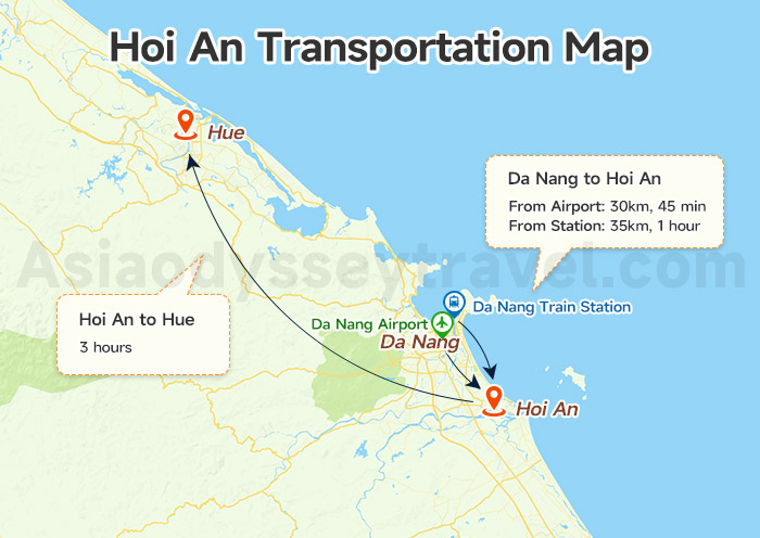 Hoi An Transportation Map