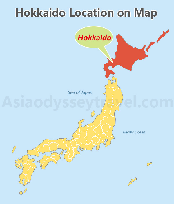 Japan Hokkaido Location Map