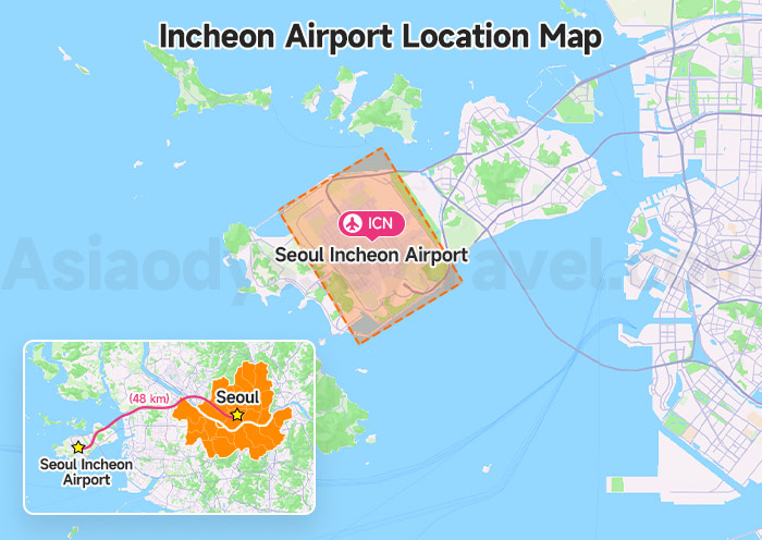 Seoul Incheon Airport Map: ICN Airport T1, T2 & Gates Map (2026 Updated)