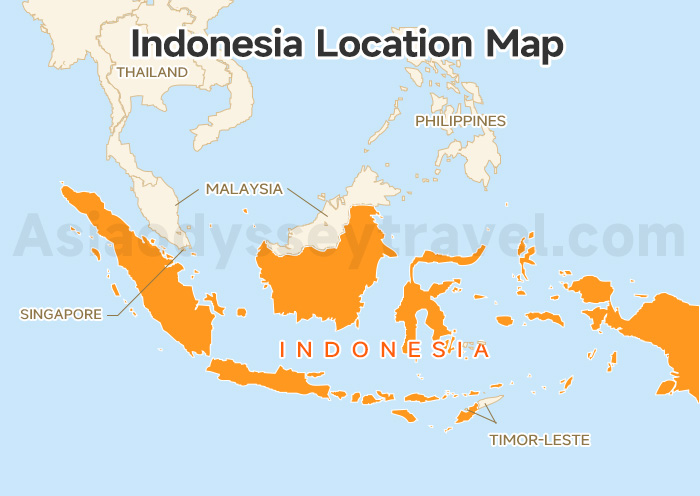 Indonesia Location Map