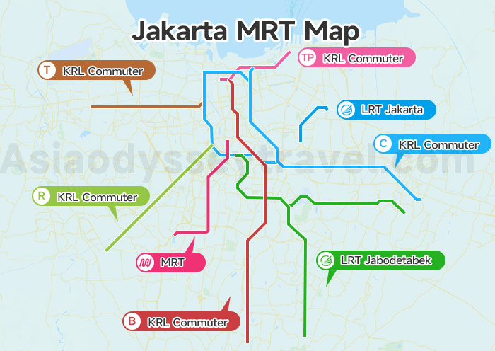 Jakarta MRT Map