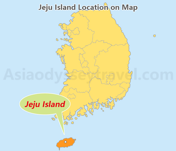 Jeju Island Location on Map