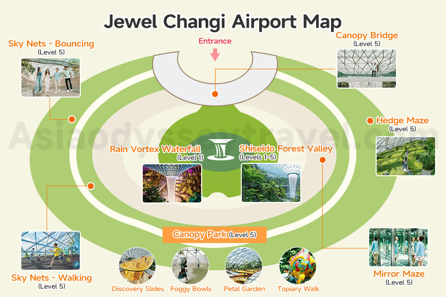 Jewel Changi Airport Map