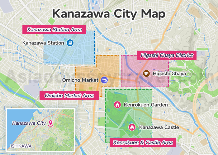 Kanazawa City Map