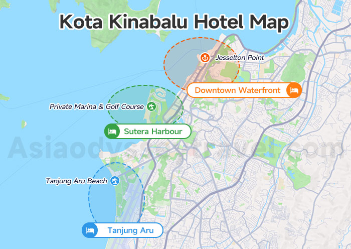 Kota Kinabalu Map