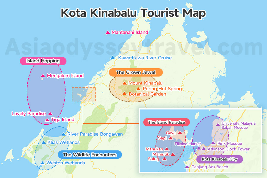 Kota Kinabalu Map