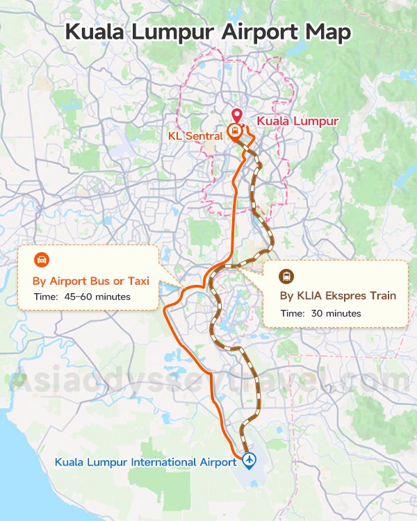 Kuala Lumpur Map