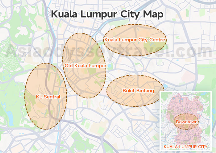 Kuala Lumpur Map
