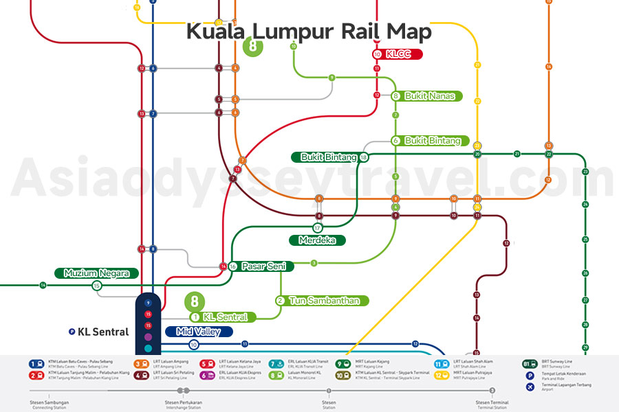 Kuala Lumpur Map