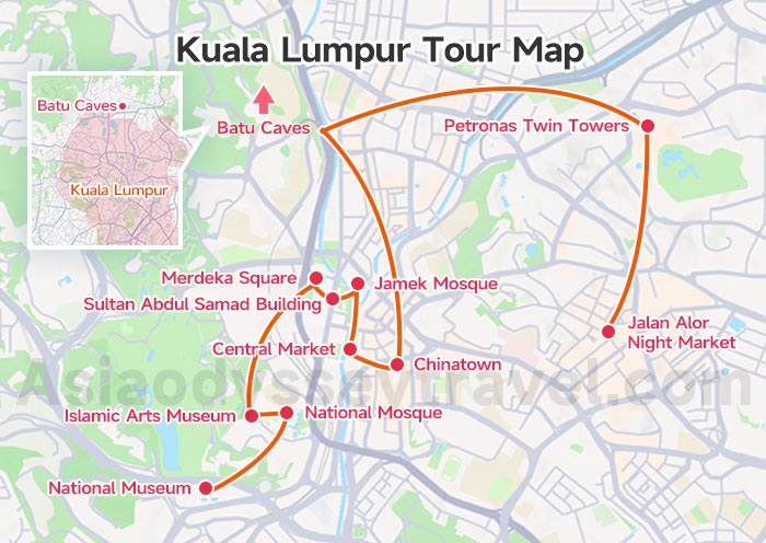 Kuala Lumpur Map