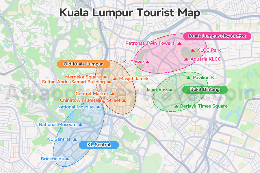 Kuala Lumpur Map
