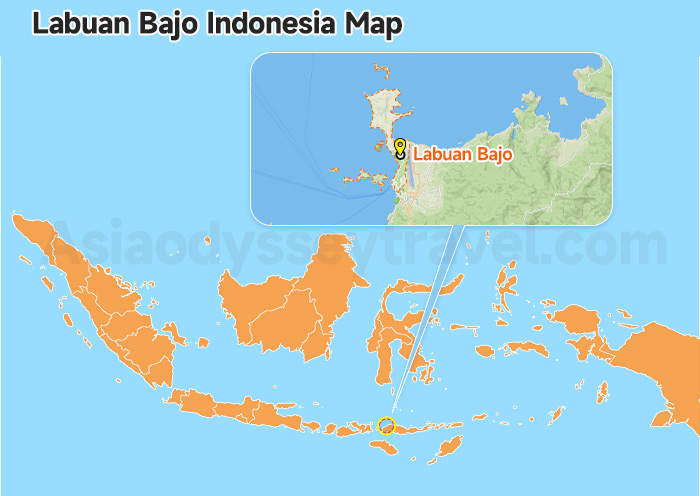 Labuan Bajo Indonesia Map