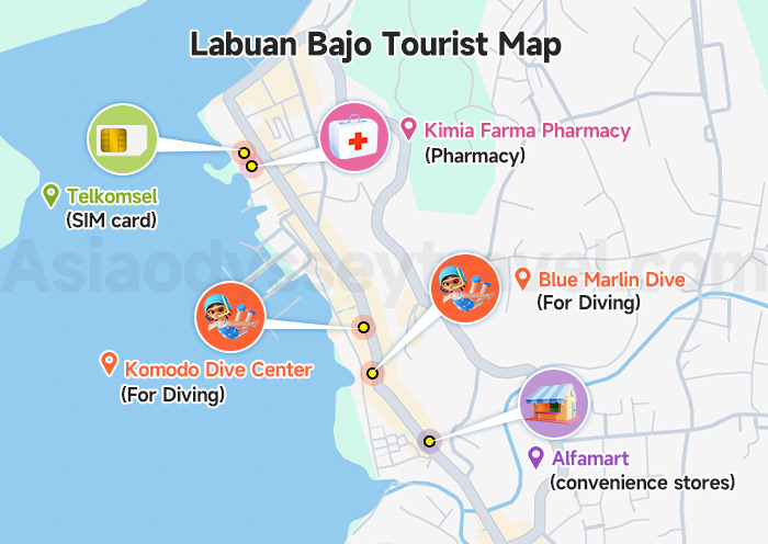 Labuan Bajo Tourist Map