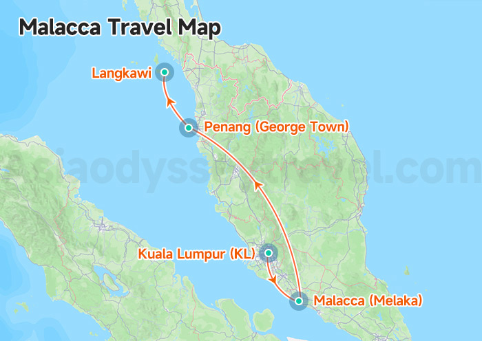 Malacca Map