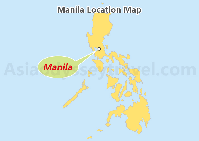 Manila Location Map