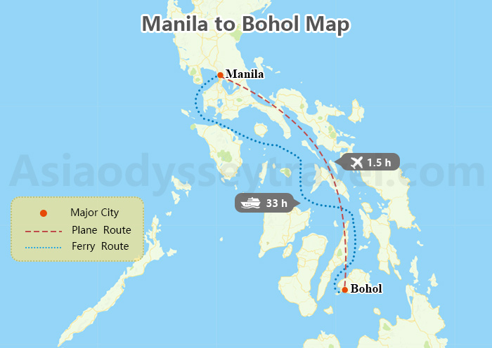 Bohol Philippines Map