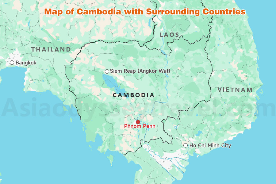 Cambodia Map