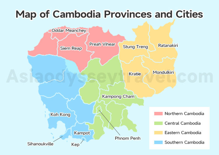 Cambodia Map