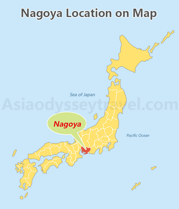 Nagoya Location Map