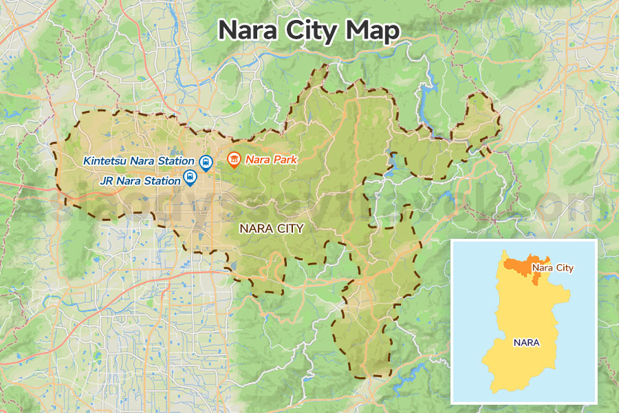 Nara City Map