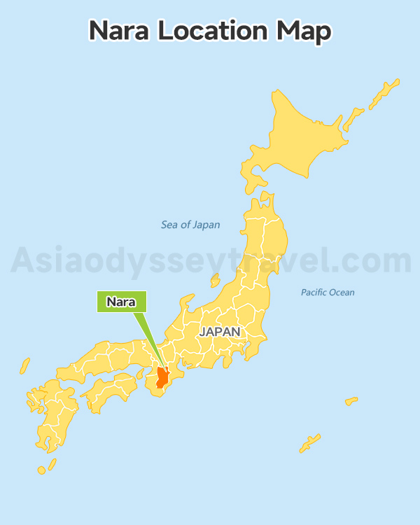Nara Location Map