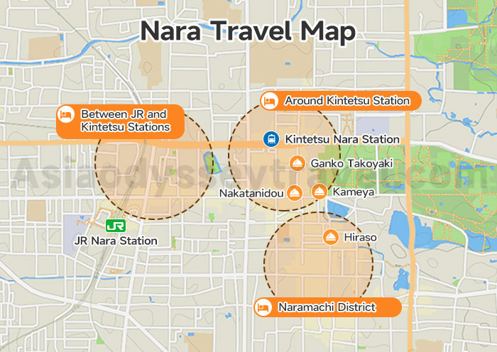 Nara Travel Map