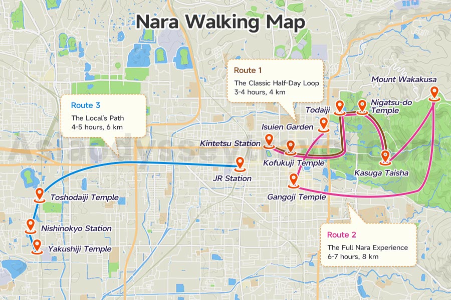 Nara Walking Map