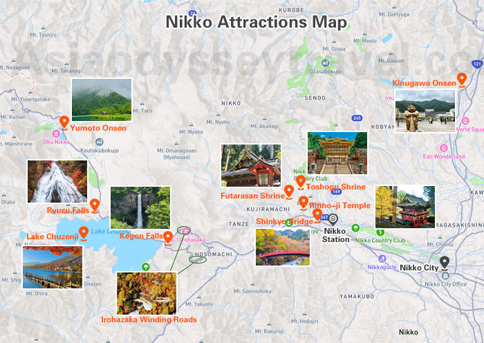 Nikko Maps: Attractions, Bus Routes & Tokyo Access Guide Nikko Maps: Attractions, Bus Routes & Tokyo Access Guide