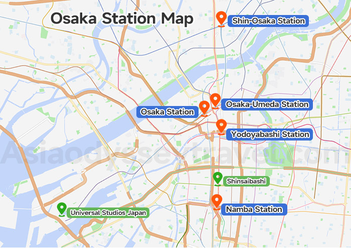 Osaka Station Map