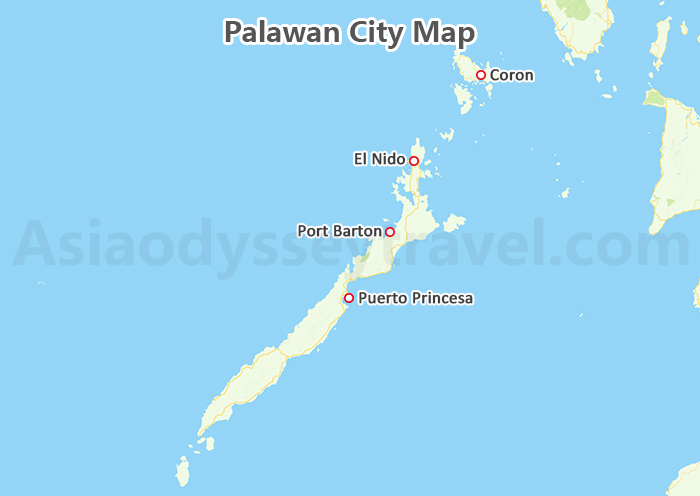 Palawan City Map