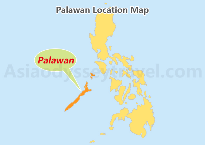 Palawan Location Map