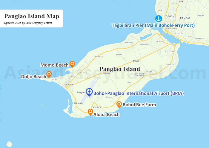 Bohol Philippines Map