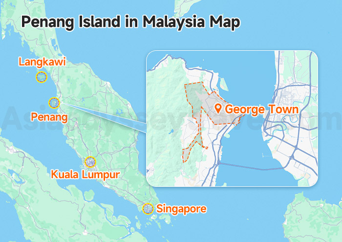Penang Map
