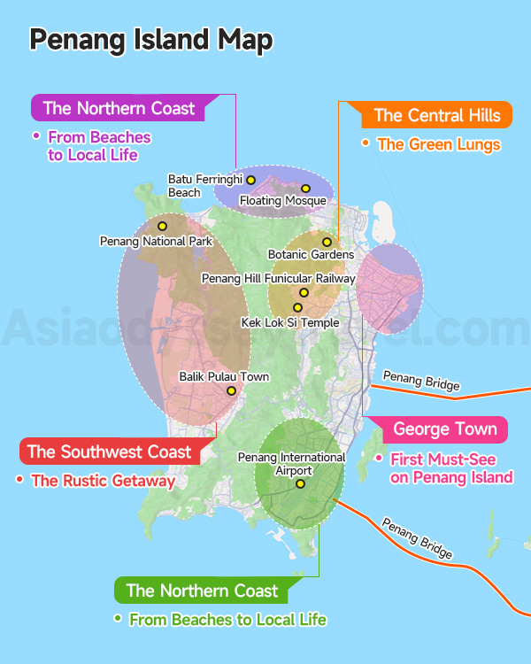 Penang Map