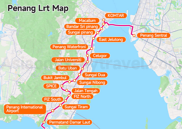 Penang Map