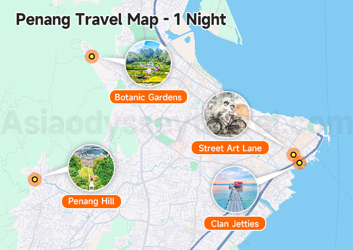 Penang Map