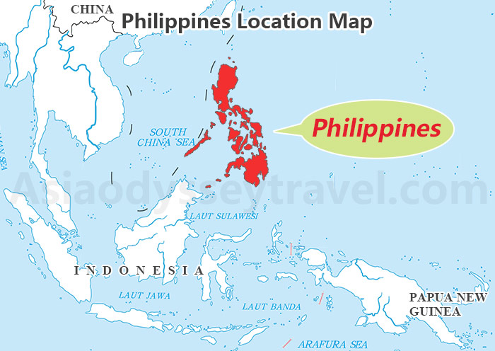 Philippines Location in Southeast Asia